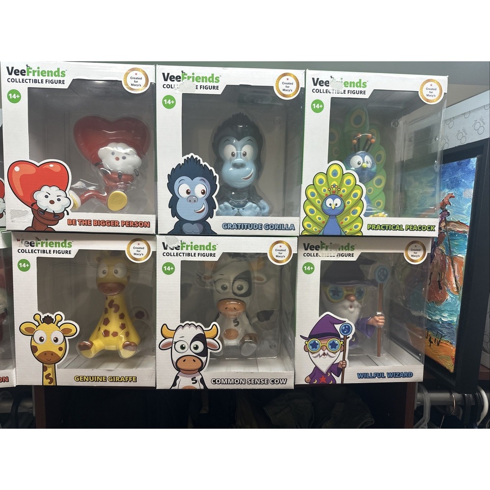 VeeFriends Gary Vaynerchuk Lot All 6 Collectible Figures Macy's New 220011-003-1